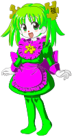 Wikipe-tan as the Joker