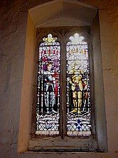 War Memorial window in St Mary and St Thomas, Knebworth