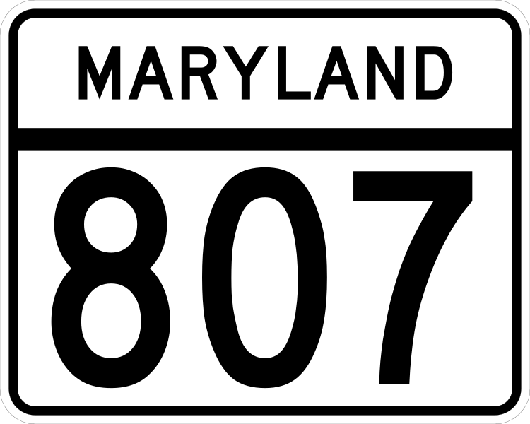 File:MD Route 807.svg