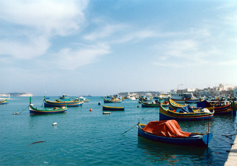 File:Maltese fishing boats.png