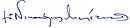 Meletios Kalamaras's signature