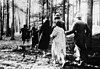 Polish women led to mass execution in a forest near Palmiry