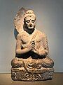 The Seated Buddha, dating from 300 to 500 CE, was found near Jamal Garhi, and is now on display at the Asian Art Museum in San Francisco.