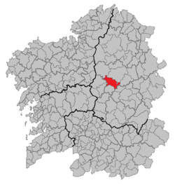 Location of Guntín.