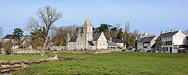 A general view of Vaux-sur-Aure