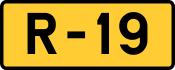 R-19 regional road shield}}