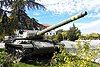 An AMX-30E on display at the Museum of Armored Vehicles of El Goloso, in Spain