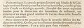 Image 2First mention of the word palæontologie, as coined in January 1822 by Henri Marie Ducrotay de Blainville in his Journal de physique (from History of paleontology)