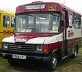 Image 151A 1986 van-derived Ford Transit minibus bodied by Carlyle (from Bus manufacturing)