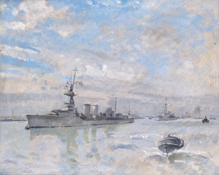 File:HMS Danae Art.IWMART1303.jpg