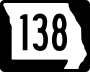 Route 138 marker