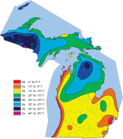 Michigan's hardiness zones