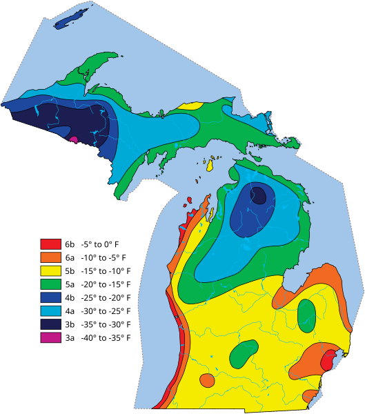 File:MichiganHardinessZones.svg