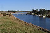 River and road bridge