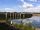 North Pine Dam at the precariously low level of 27%