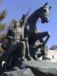 Statue of Saladin in Damascus, Syria