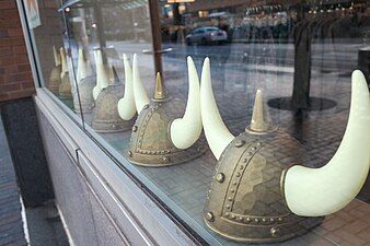 Fantasy horned Viking helmets for sale