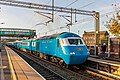 43049 leaving Macclesfield station 18 October 2024