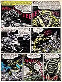 Adventures into Darkness 10 pg 21 (June 1953 Standard Comics) Art by Rocco Mastroserio.