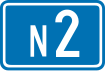 National Route 2 shield}}