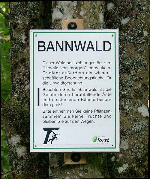 File:Bannwald BaWue Schild.jpg