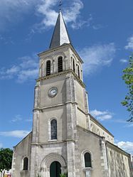 The church in Marmagne