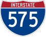 Interstate 575 marker