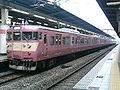 JR Kyushu 415-0 series set FM5 in JNR-era livery, June 2006