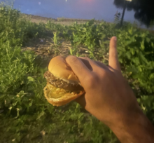 Matt's Juicy Lucy burger