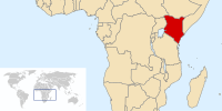 Location of Kenya