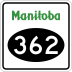 Provincial Road 362 marker