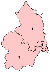 Parliamentary constituencies in Northumberland (2010-2024)