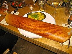 Paper roast, a wafer-thin crispy dosa, served in restaurants