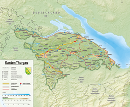 Hüttwilersee is located in Canton of Thurgau