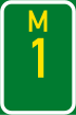 Metropolitan route M1 shield