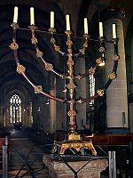 Abbess Mathilde's candelabrum in Essen Cathedral, c. 1000