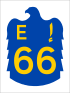 E 66 shield}}