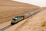 A passenger train on the Dammam–Riyadh Line in 2009