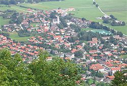 Flintsbach seen from Petersberg