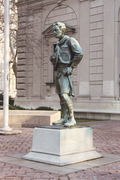 The Ideal Scout by R. Tait McKenzie created at the Modern Art Foundry