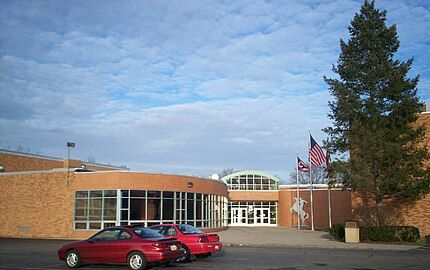 Cafeteria entrance in 2006