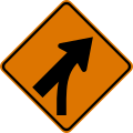 CW4-5R Merge right (entering roadway)