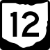 State Route 12 marker