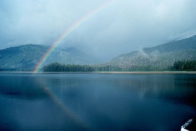 Reflected rainbow