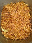 Fried onions in Iran