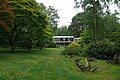 view on the house from the garden