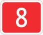 National Road 8 shield}}