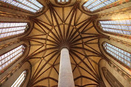 The Palm Tree of the Jacobins church (Toulouse, circa 1292)