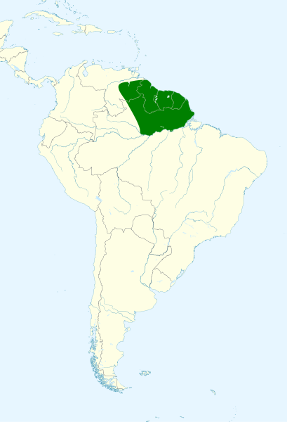 File:Pyrilia caica map.svg