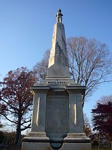 Mountain Grove Cemetery in Bridgeport, Fairfield County; General Tom Thumb's gravestone